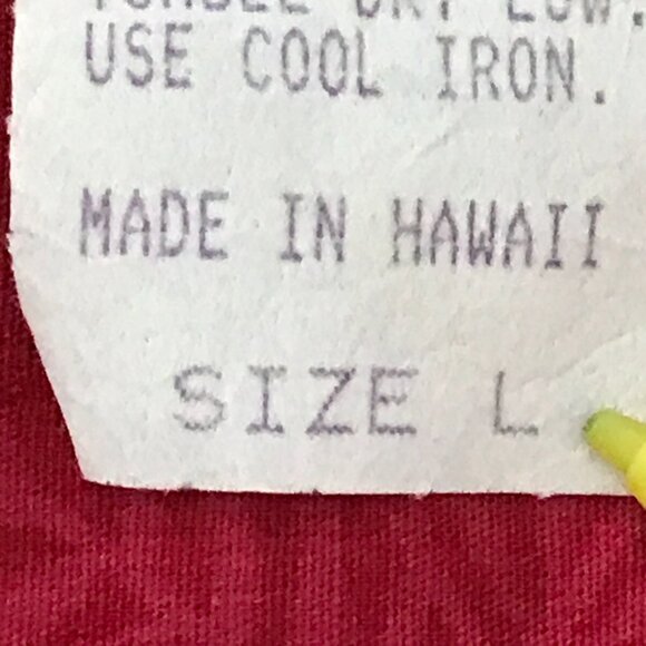 Bishop Street Shirt Men L Red Motorcycle Floral Button Up Pocket Short Sleeve - Picture 4 of 11